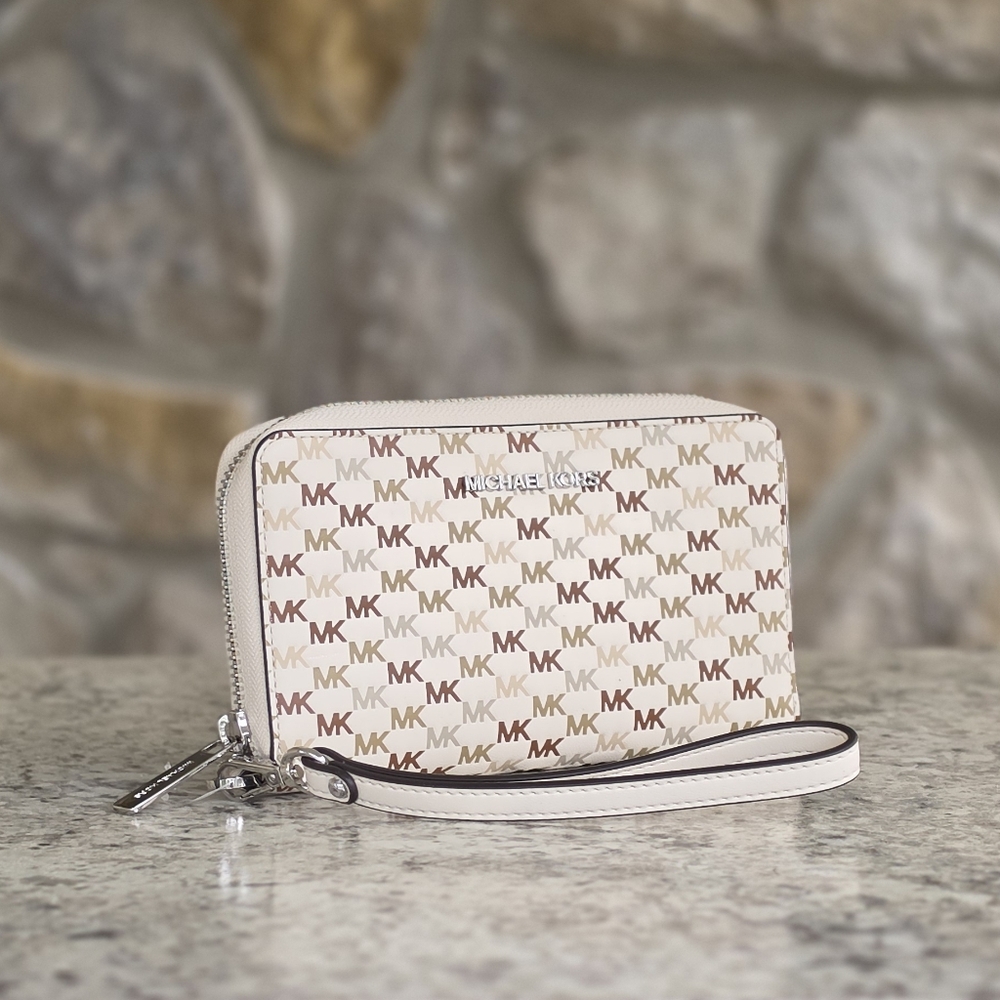 Michael Kors Jet Set Logo Wallet Wristlet